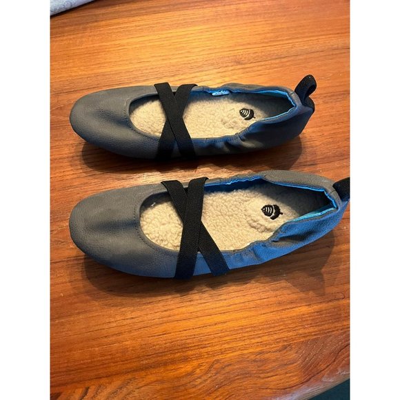 Acorn dark gray flat ballet slippers . Size womens 8 - Picture 5 of 6